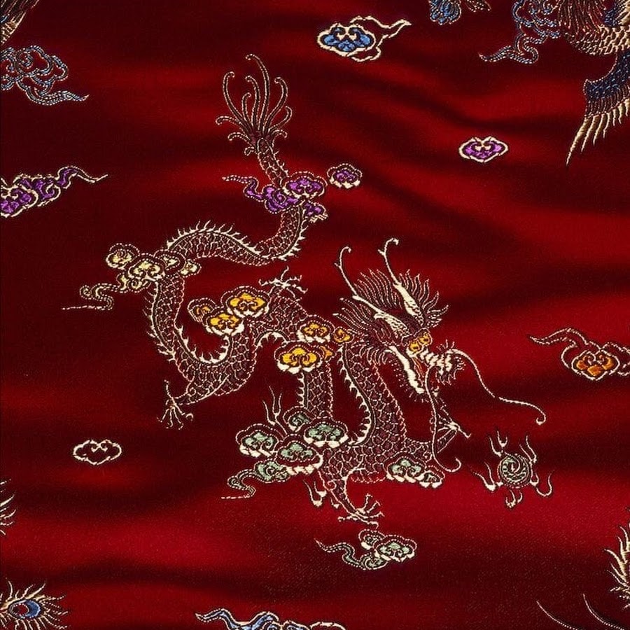 Ткань с китайским орнаментом