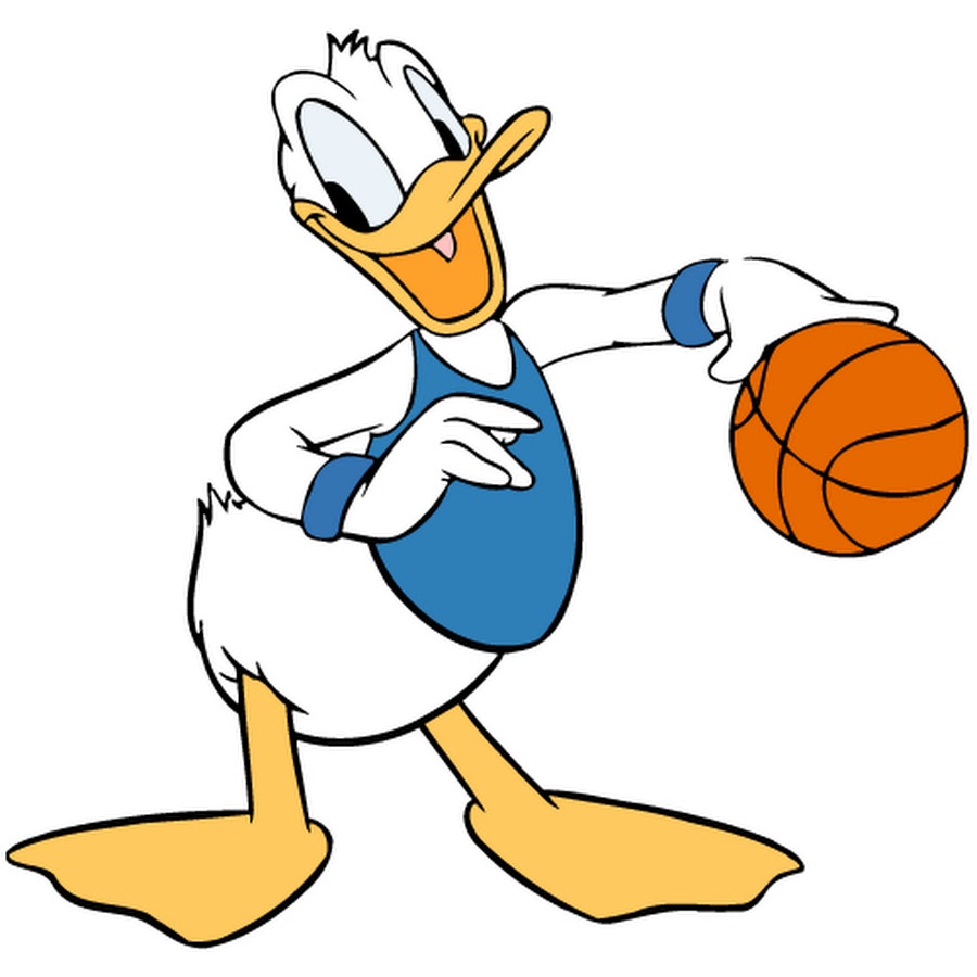 Дональд дак баскетбол