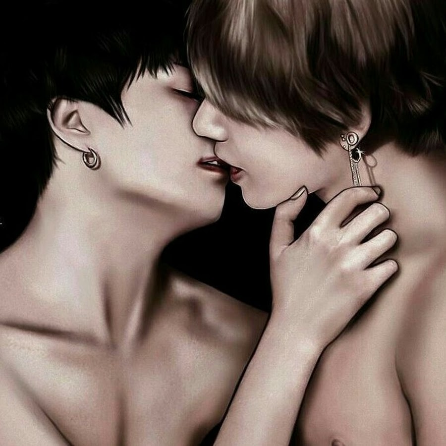 BTS Vkook поцелуй