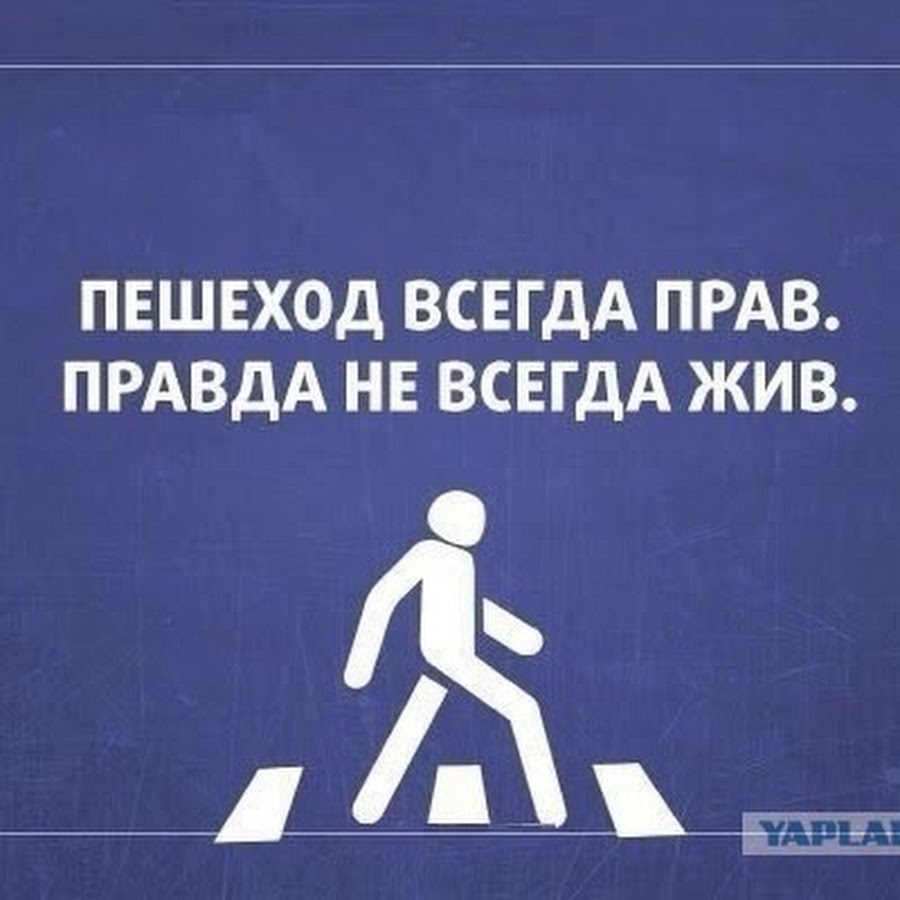 Пешеход прав