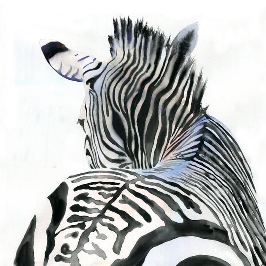 Картина принт зебры