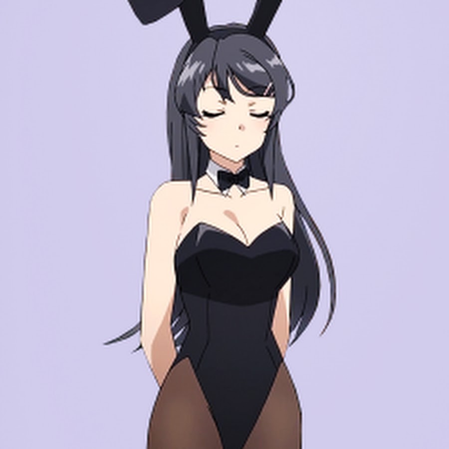 Май Сакураджима в костюме кролика
