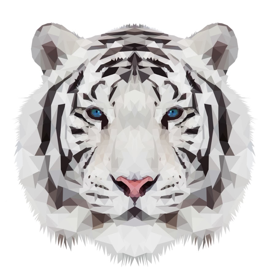 Голова белого тигра