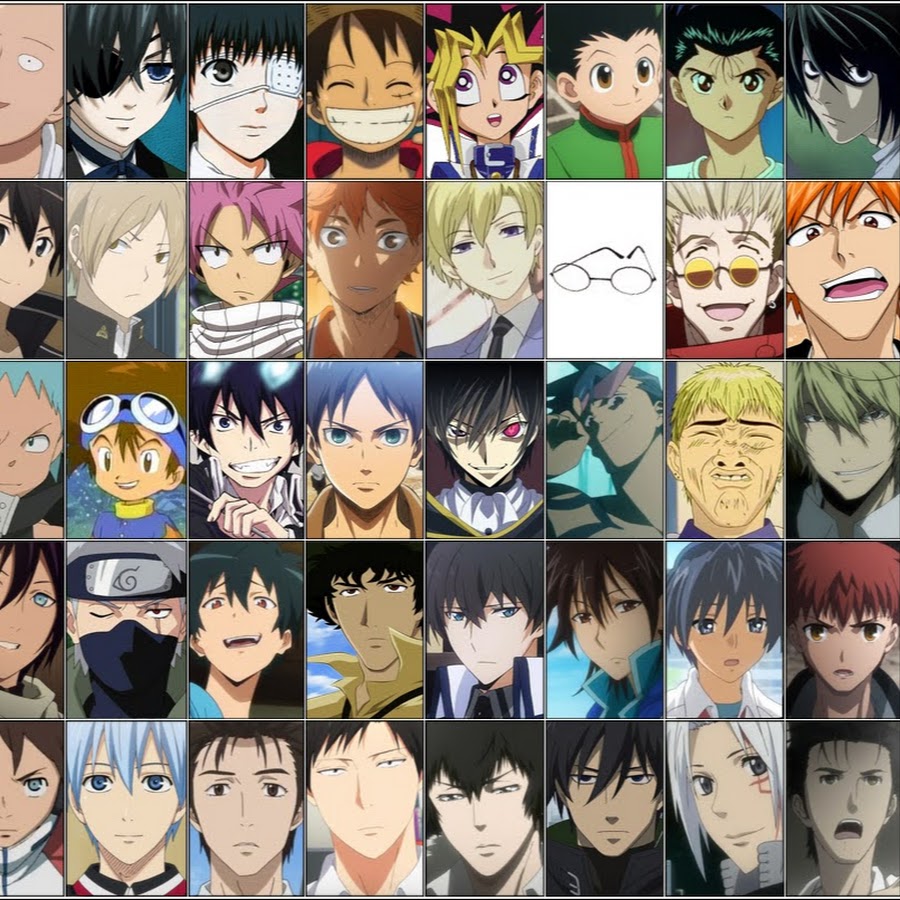 Популярные аниме персонажи