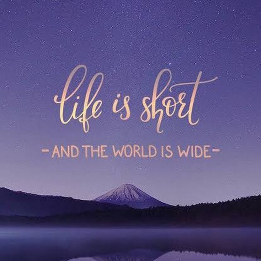 The world is wide. The world is wide