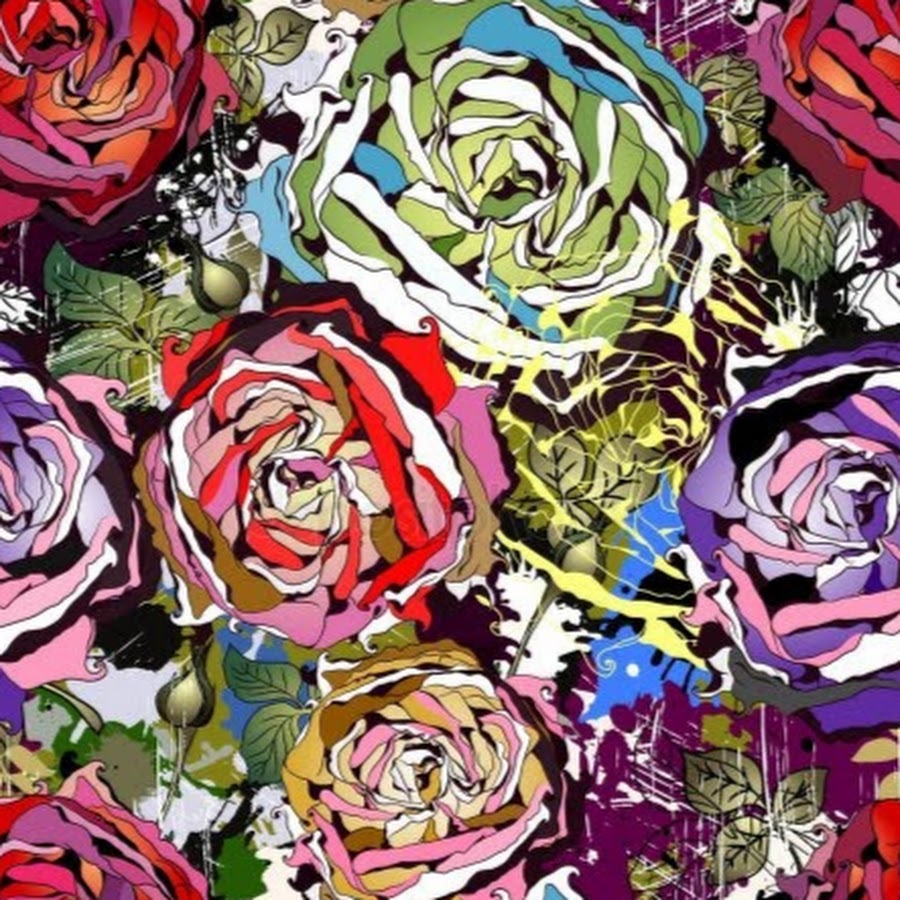 Роза рисунок цветной (48 фото)