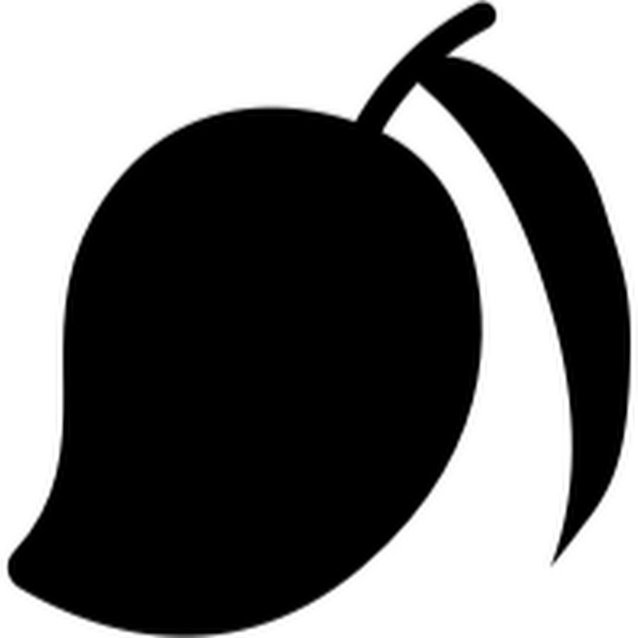 Манго логотип чёрный