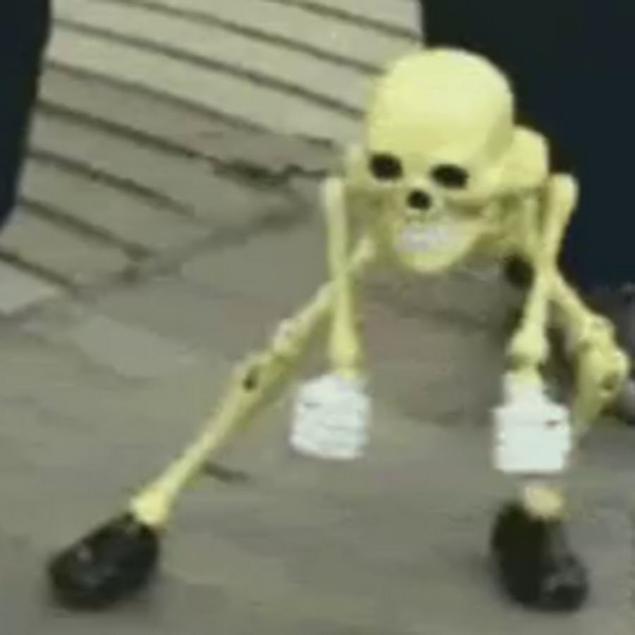 Spooky scary skeletons gif