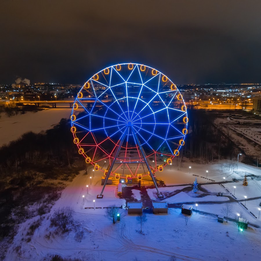 Фото колеса обозрения в ярославле