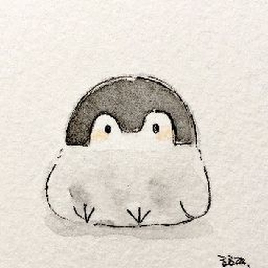 Пингвины Каваи легко рисовать