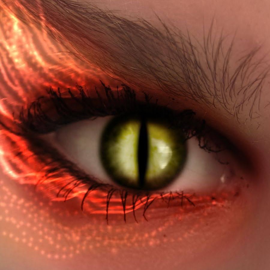 Оранжевые глаза