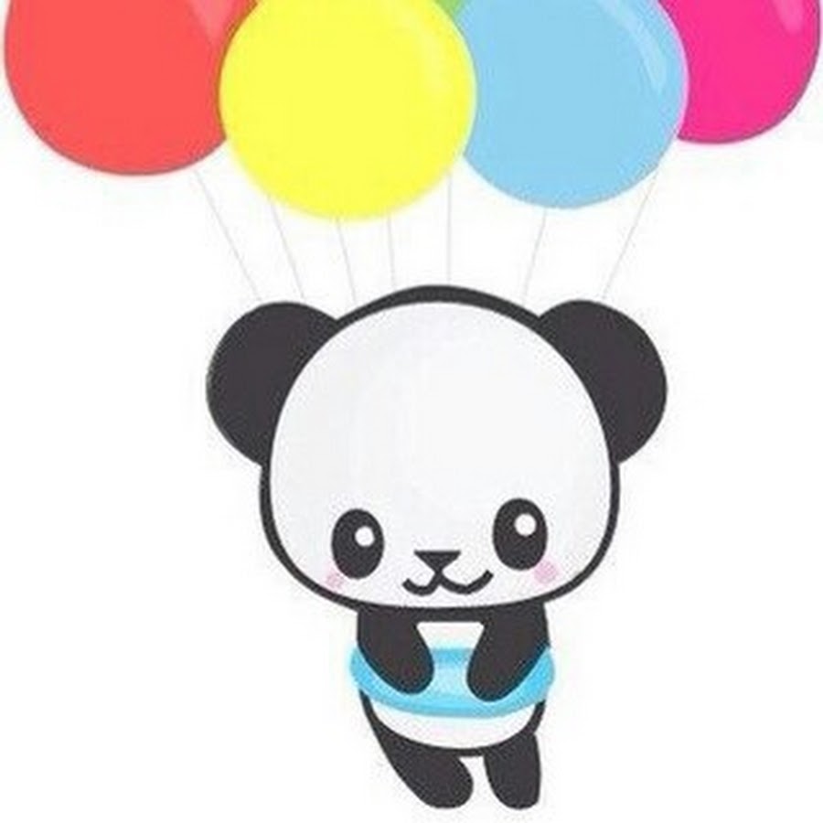 Панда с шариком