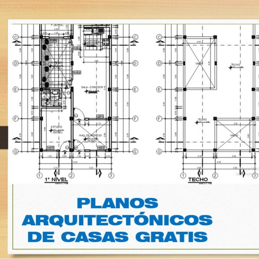 PLANOS ARQUITECTÓNICOS DE CASAS GRATIS - YouTube