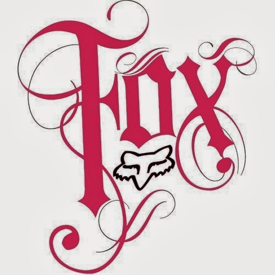 Надпись Fox красивым шрифтом
