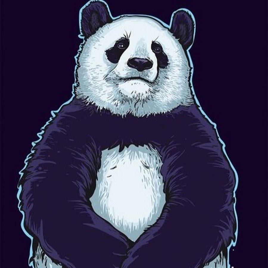 Мечтающая Панда арт