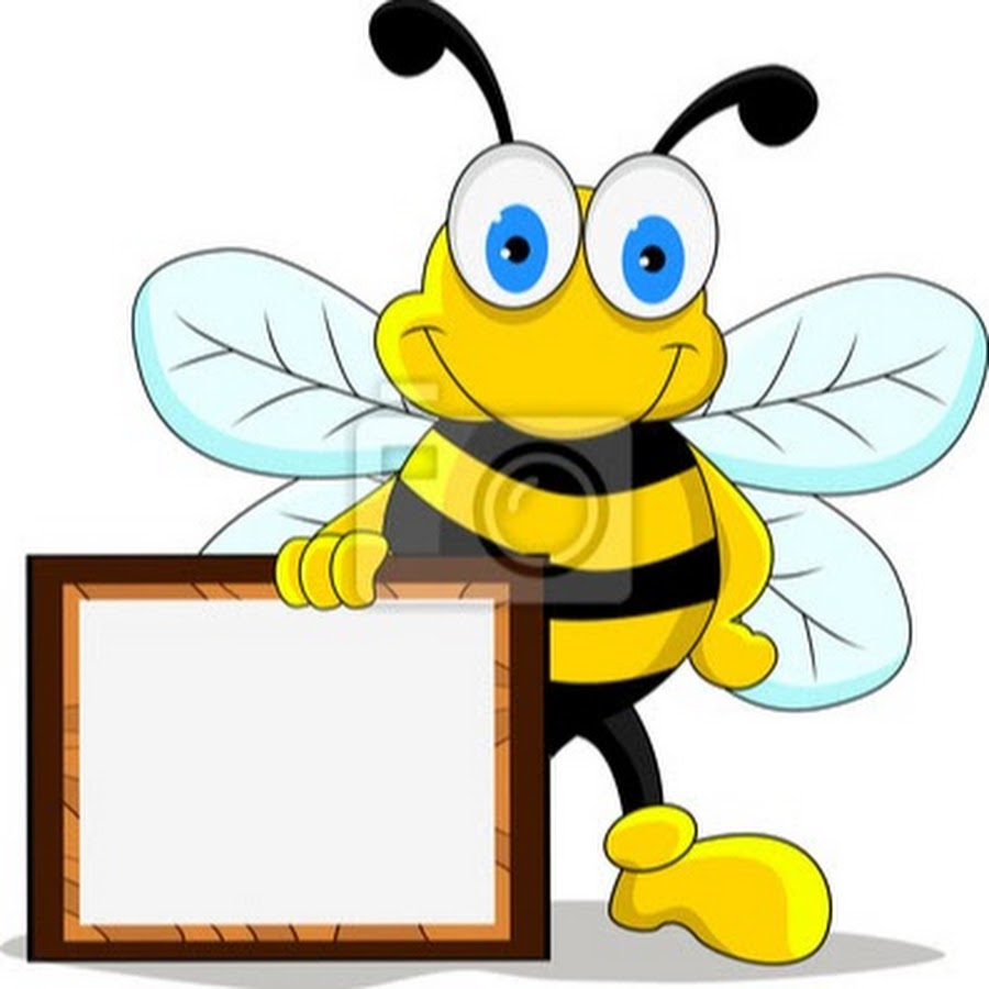 Плакат с пчелами