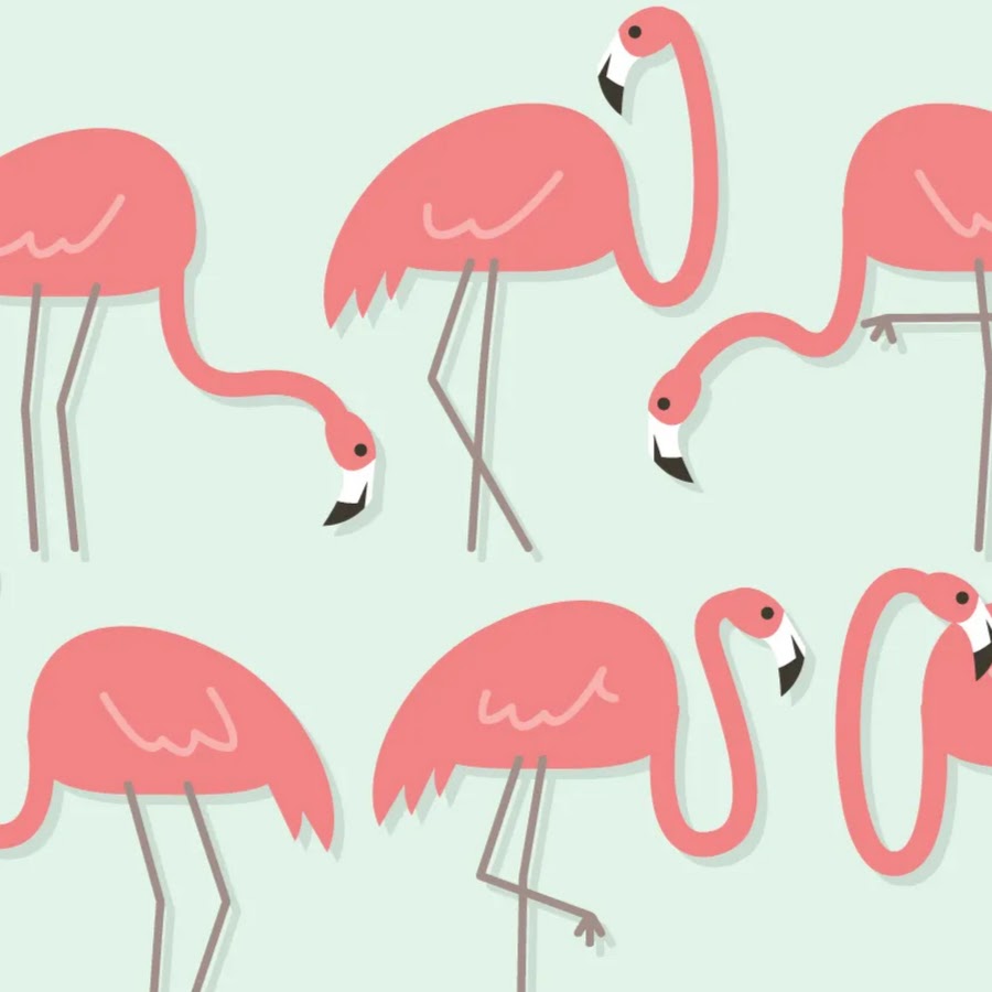 Фламинго шаблон