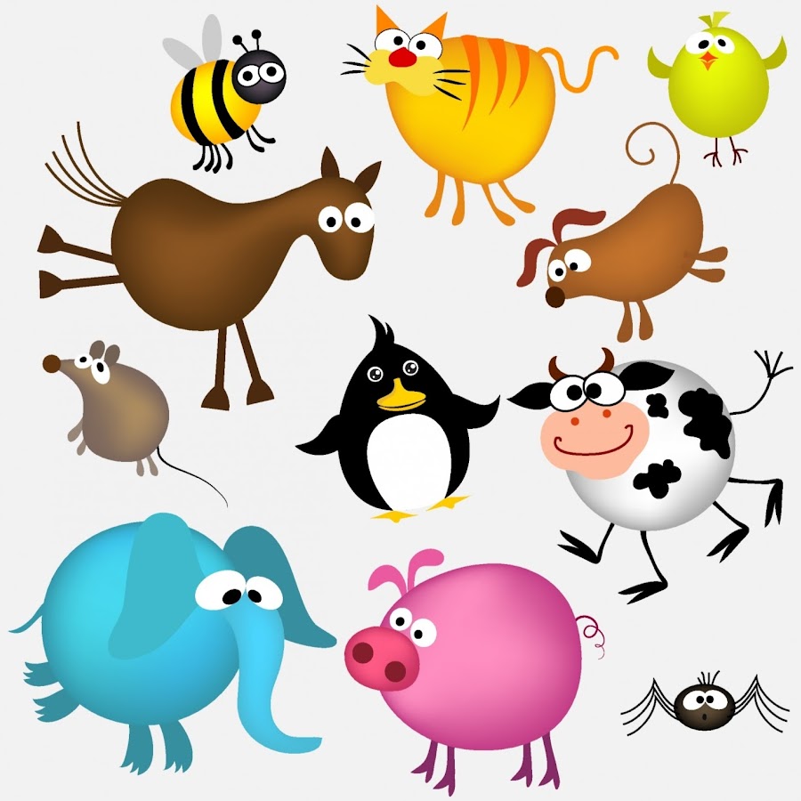 Векторные изображения животных для детей