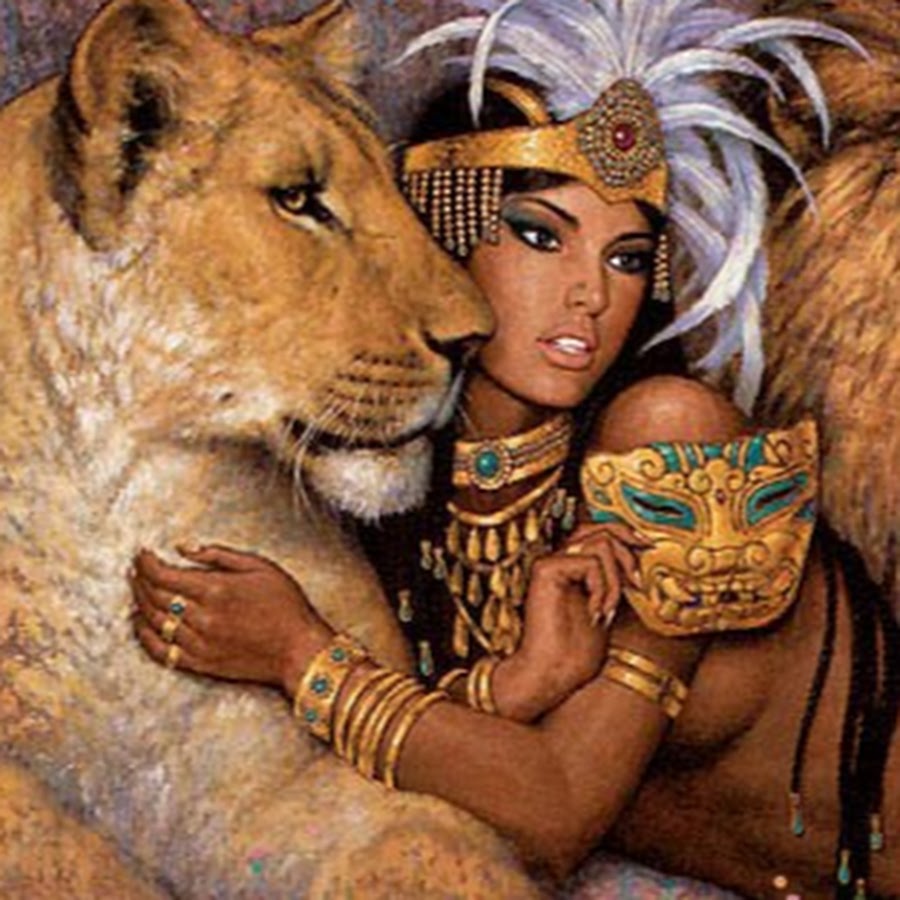 Карл Банг картины египетские царицы