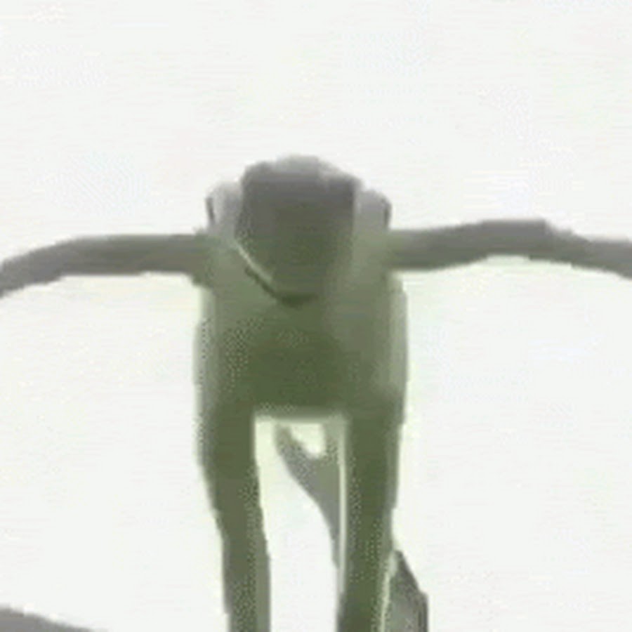 Falling kermit gif