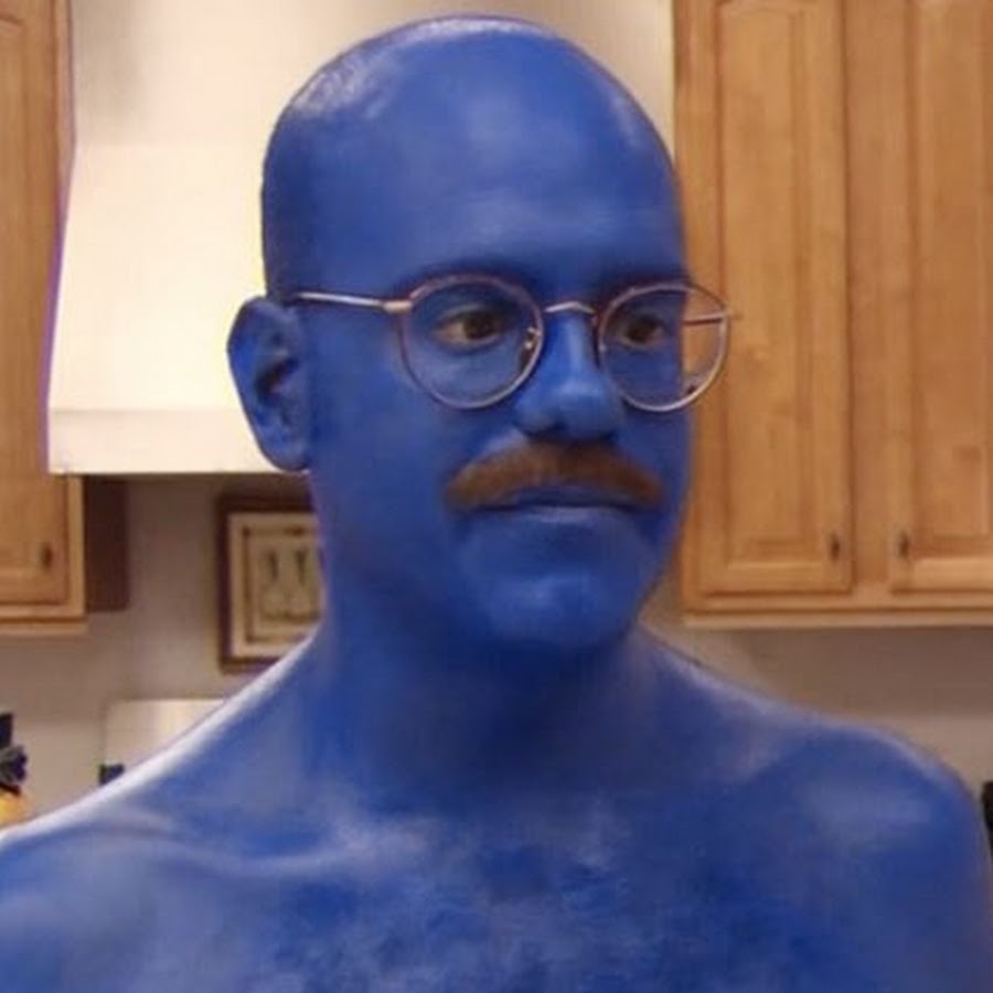 Синий мужик