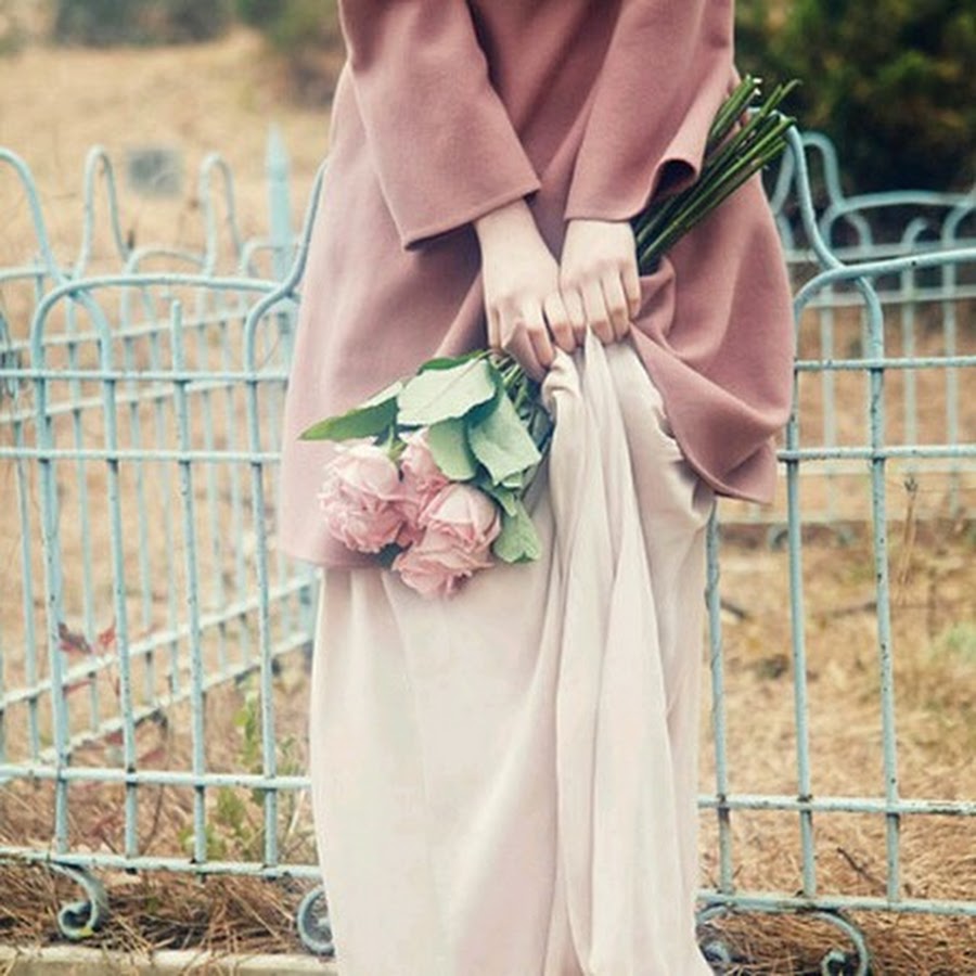 Хиджаб красивый с цветами