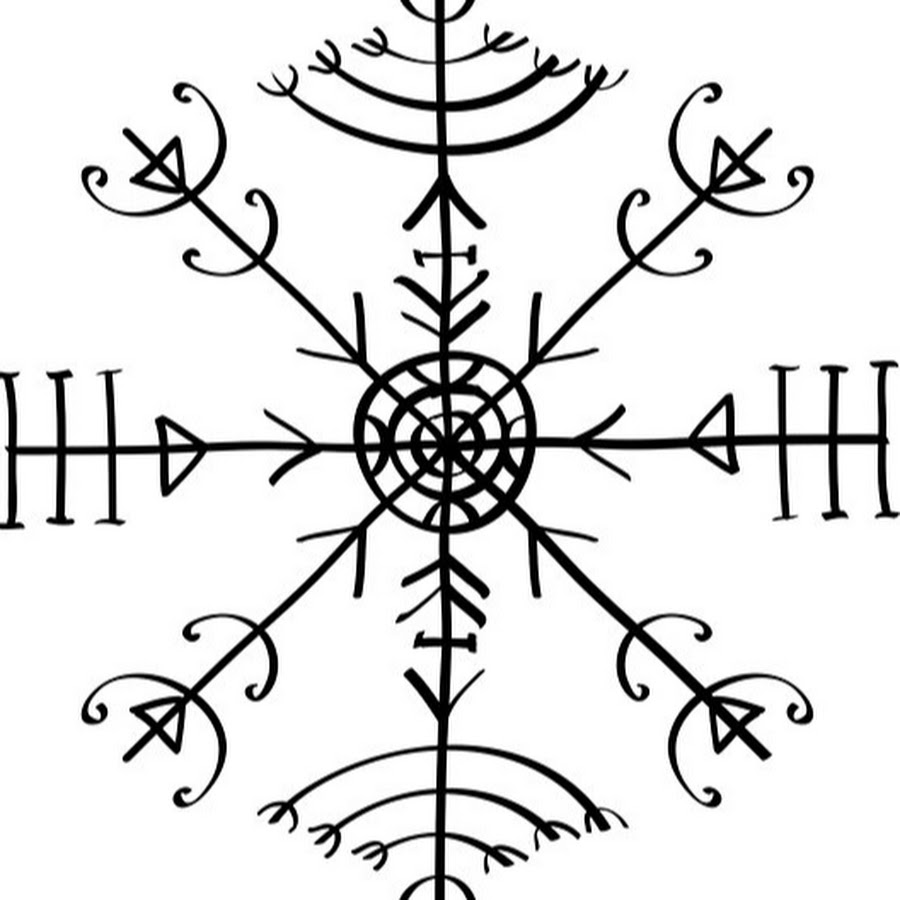 Гальдраставы магические символы Скандинавия