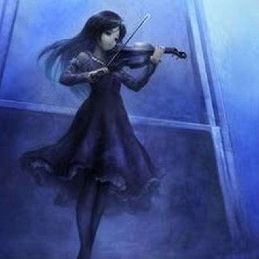 Аниме девушка со скрипкой