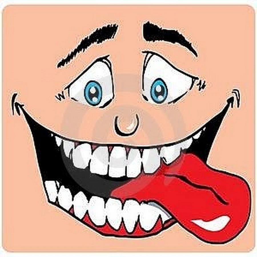 Улыбающийся рот с зубами