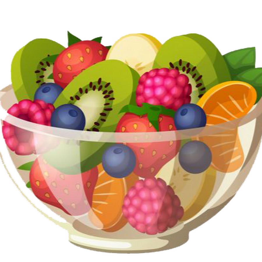 Тарелка с фруктами вектор