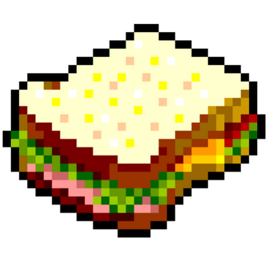 Пиксельный бутерброд