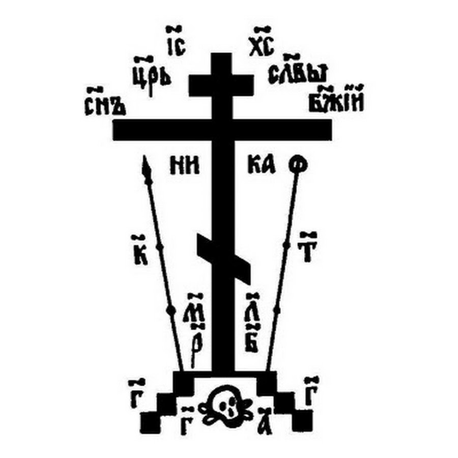 Православный крест на схиме