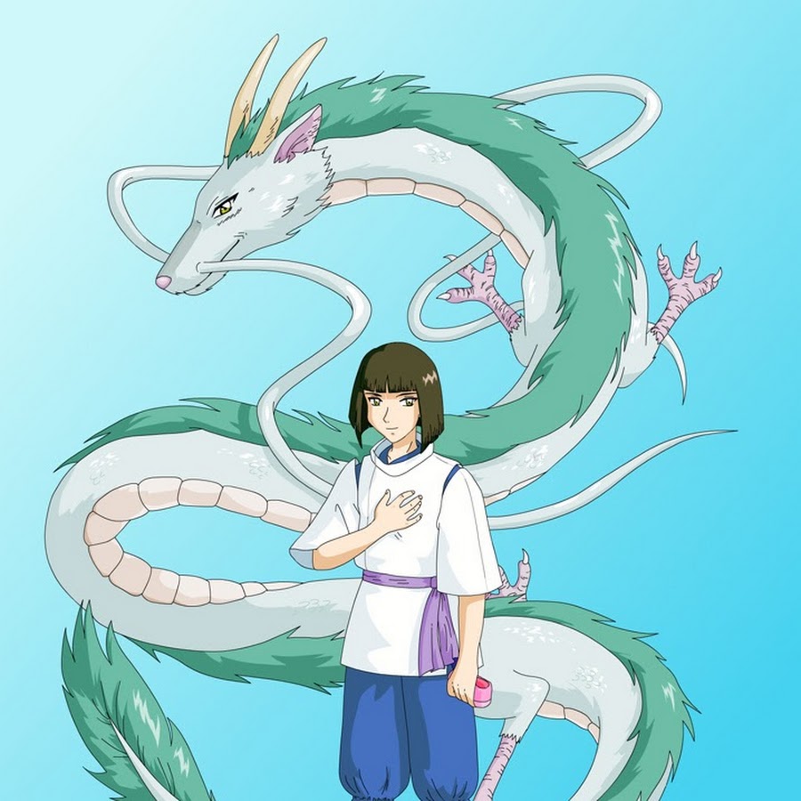 Тихиро и Хаку дракон