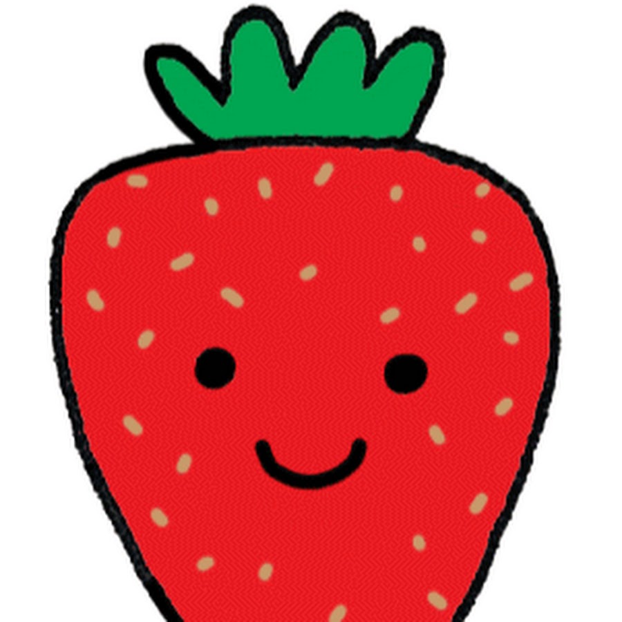 Strawberry gif. Кавайная клубника. Клубника няшная. Мультяшная клубника маленькая. Клубника с глазами.