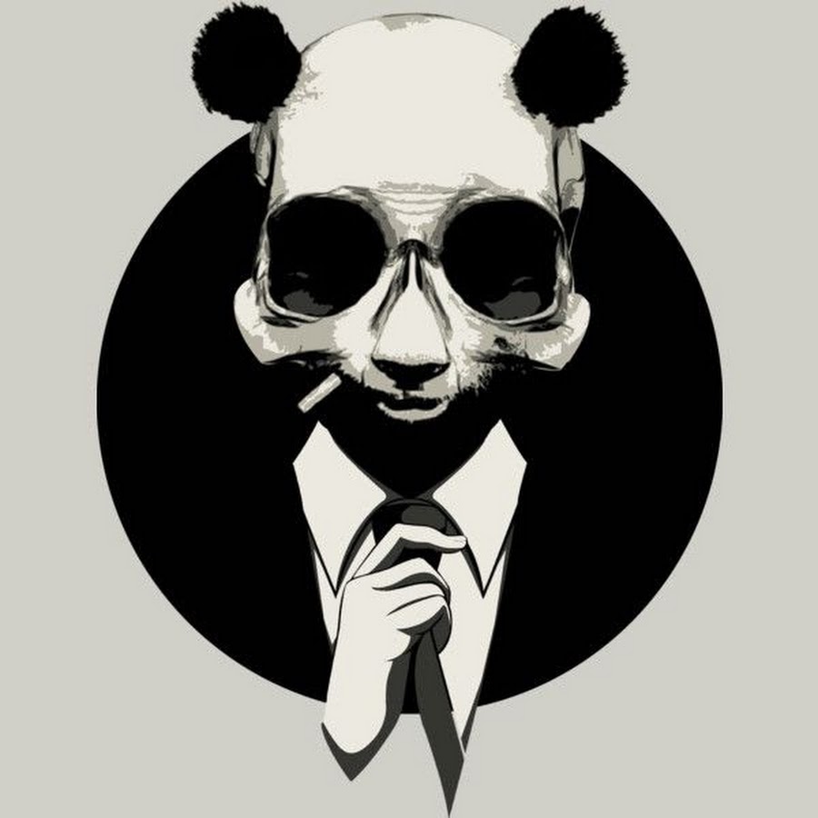 Курящая Панда в очках