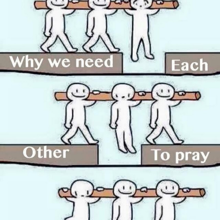 Вот почему мы молимся друг за друга