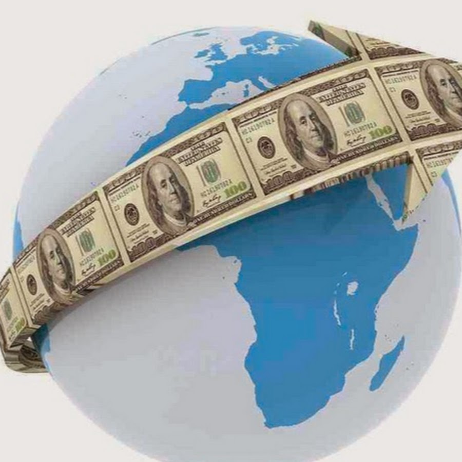 Мировые деньги иллюстрация
