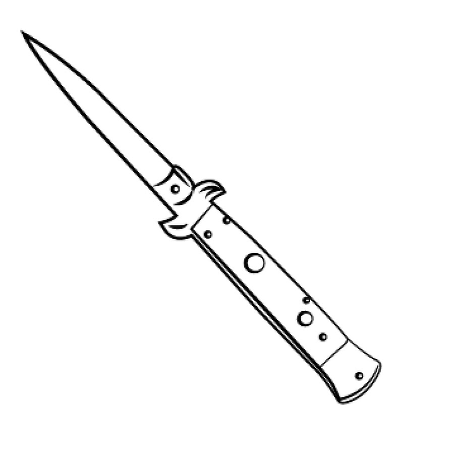 Распечатать нож бабочка. Нож стилет КС чертеж. Нож стилет КС го чертёж. Нож Stiletto чертеж. Нож стилет стандофф 2.