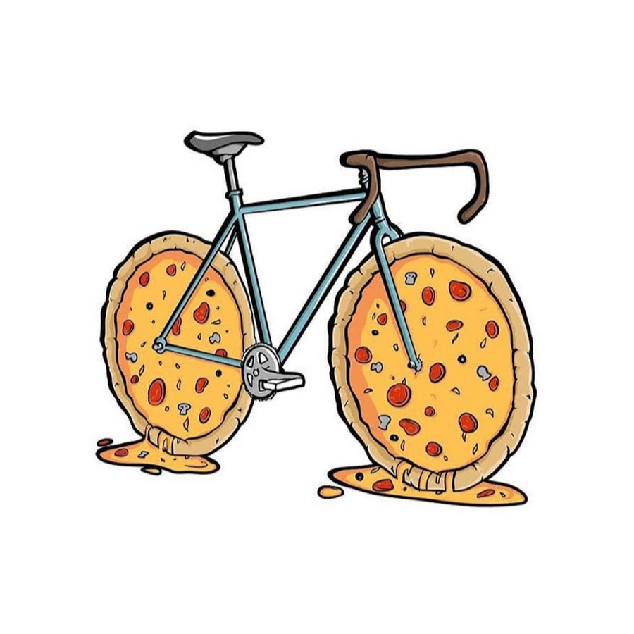 Пицца на велосипеде