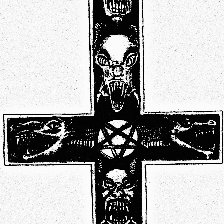 Сатана пентаграмма и перевернутый крест