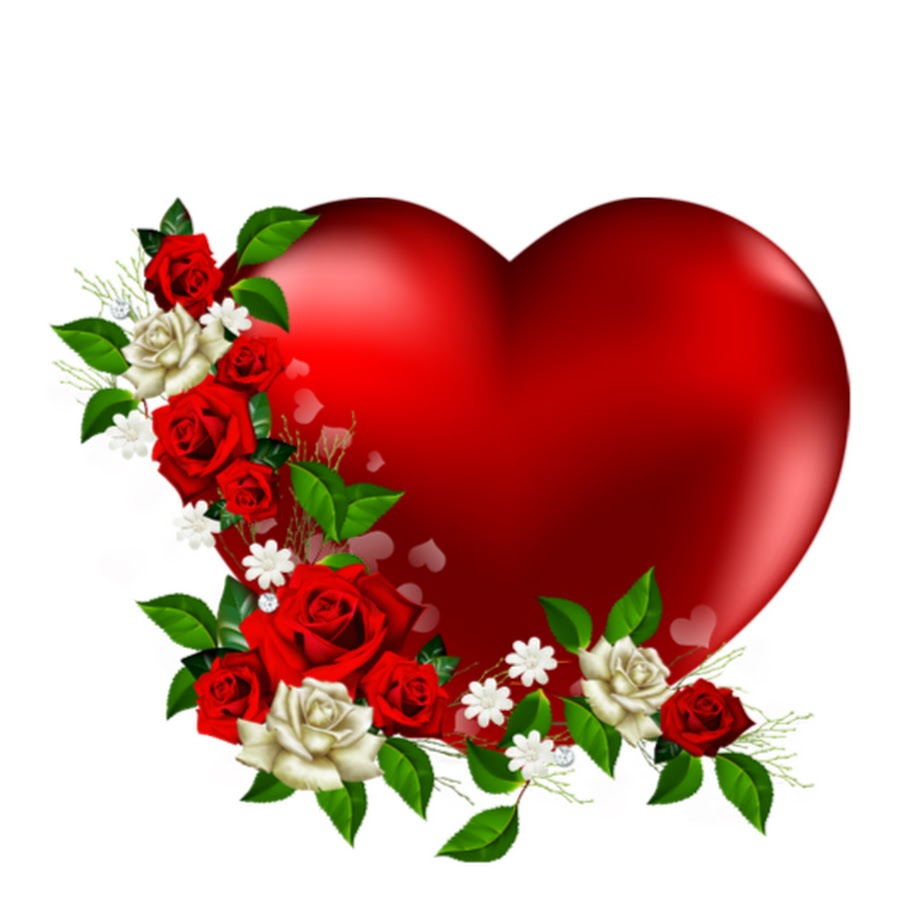 Вафельная картинка сердце из роз