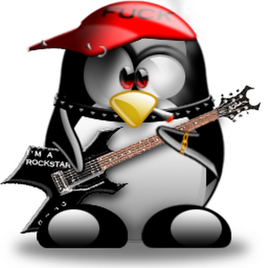 Пингвин с гитарой