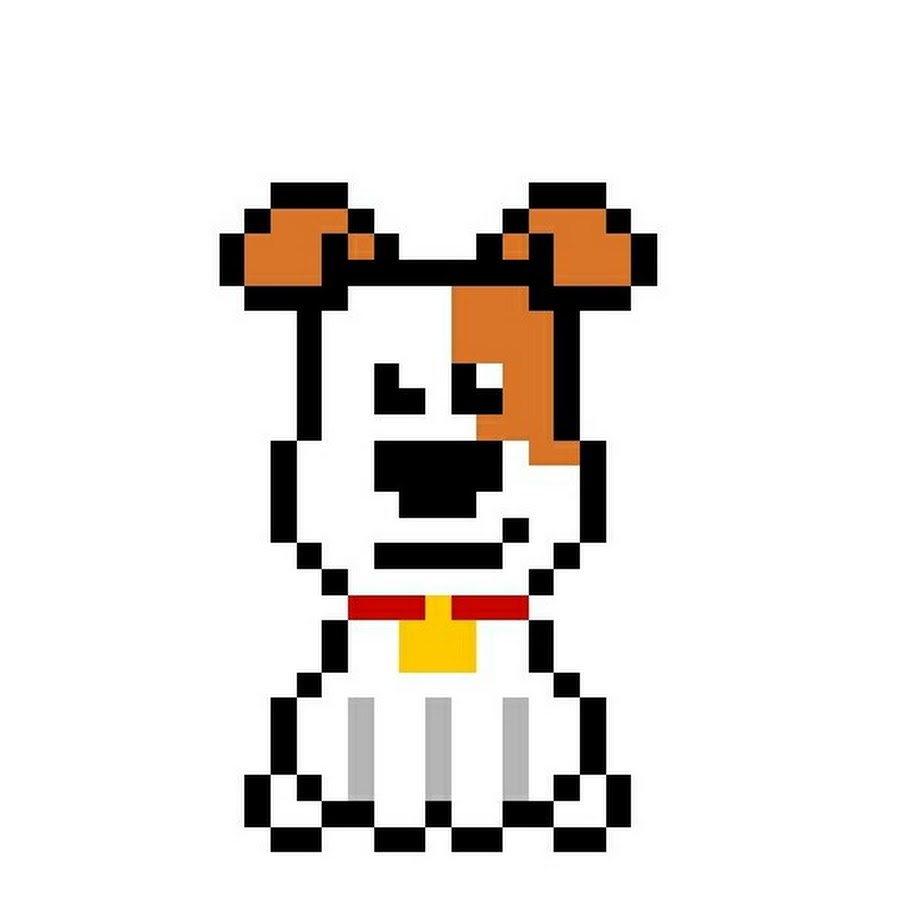 Собака из пикселей