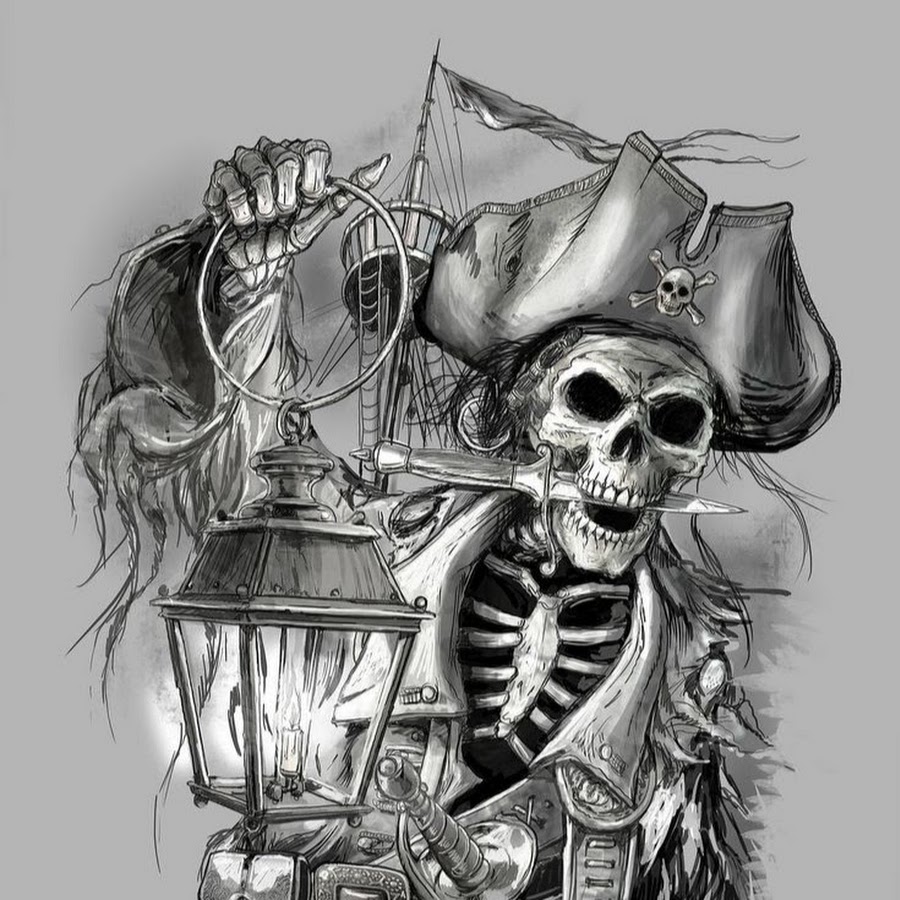 Скелет рисунок арт