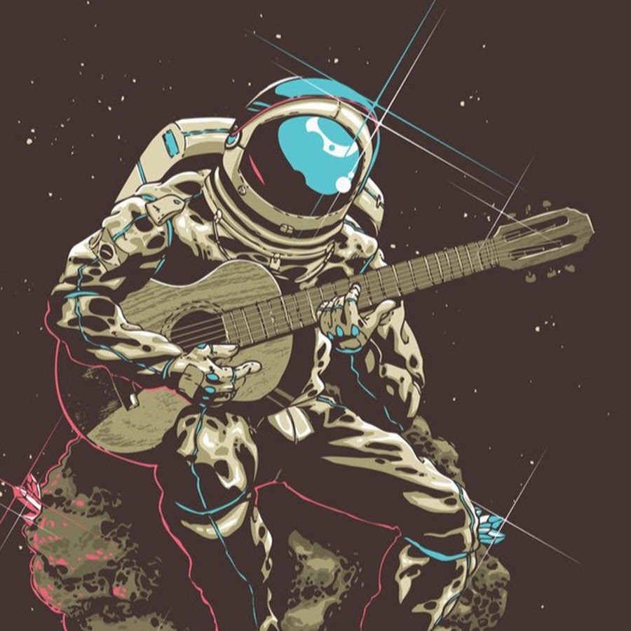 Космонавт с гитарой