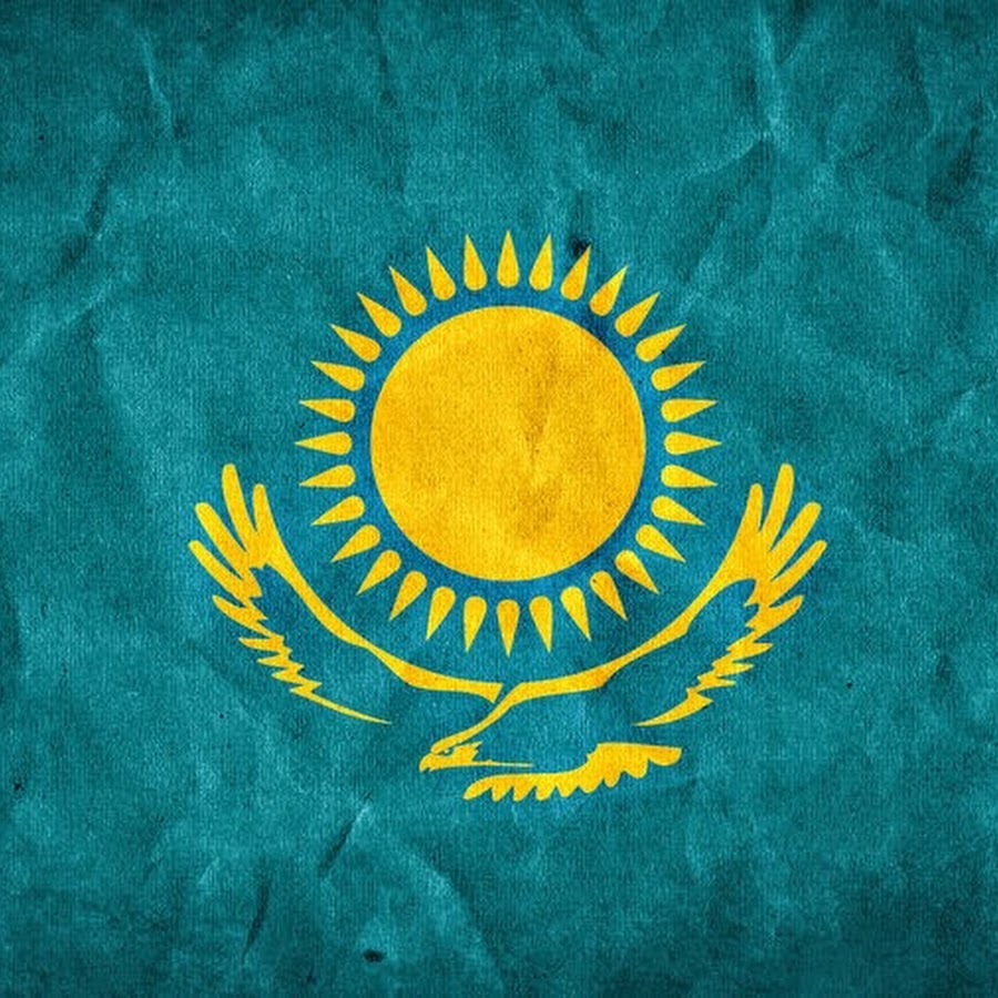 Казахстан флаг плоский