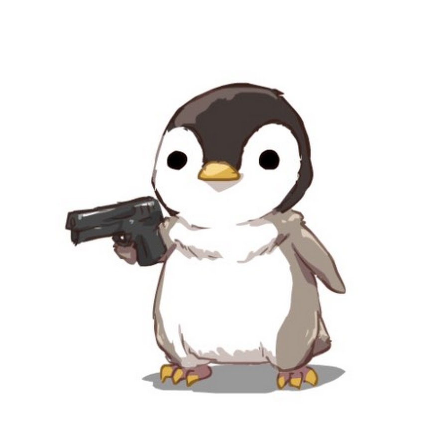 Пингвинчик с ножом