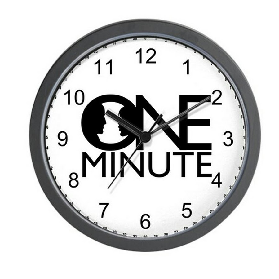 Одна минута. Одна минута картинки. One minute.