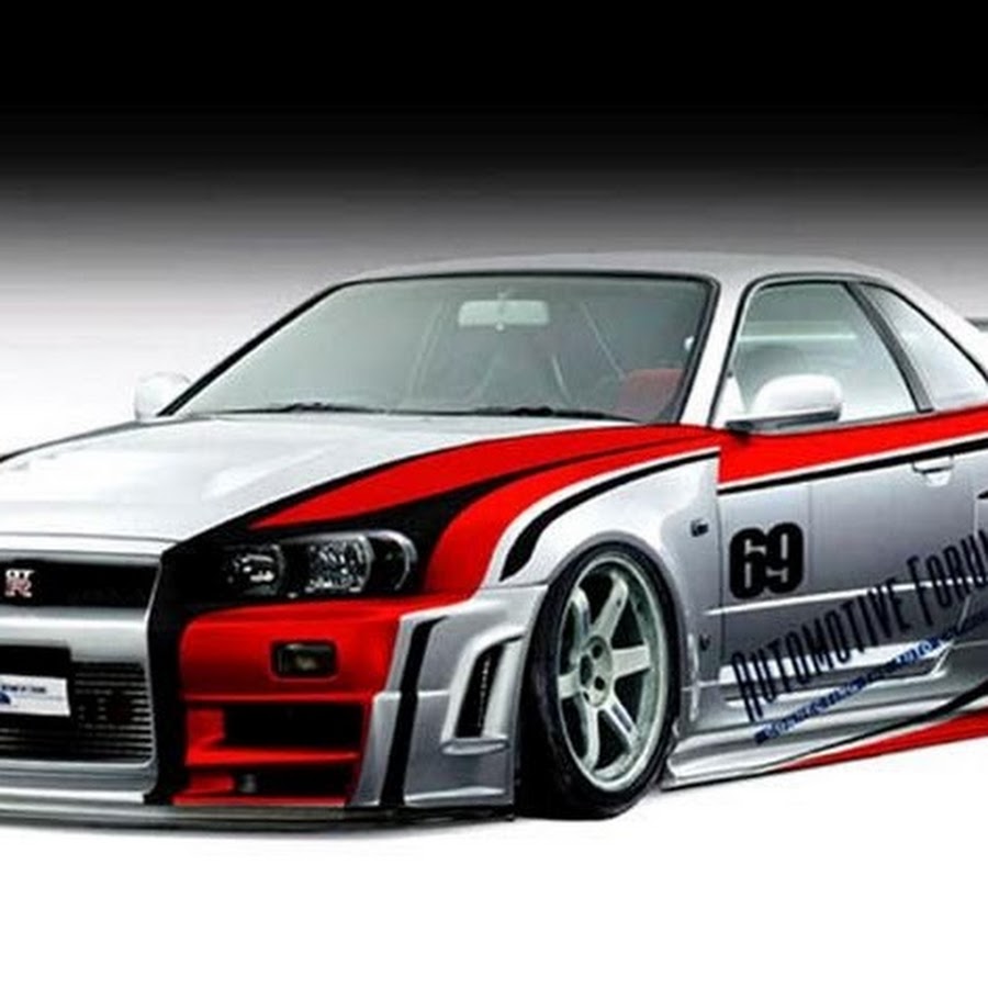 Nissan Skyline GTR r34 винилы