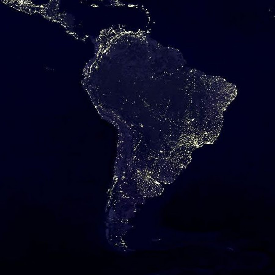 Южная Америка из космоса